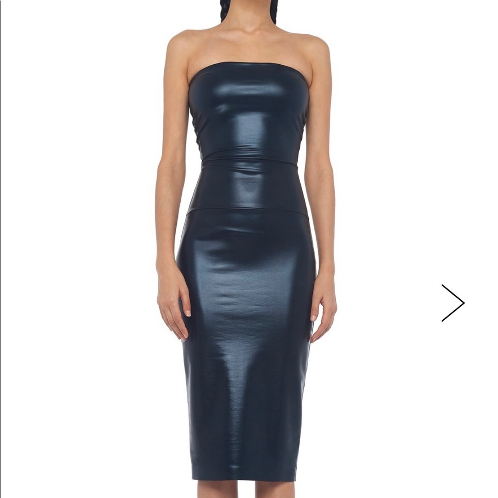 Norma kamali strapless tube dress xs